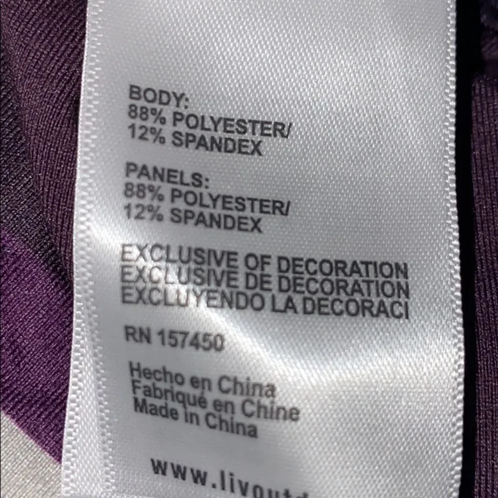 LIV OUTDOOR Kora Crew Base Layer LS Top - M NWT